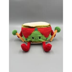 Christmas Drum Holiday Plush 9” Wide Stuffed Toy MTY International